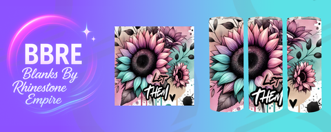 Floral 15 OZ Sublimation Print