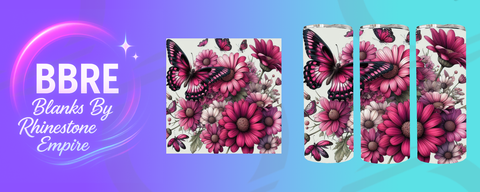Floral 20 OZ Sublimation Print
