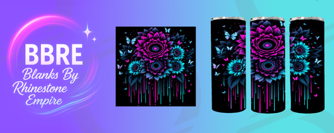 Floral 15 OZ Sublimation Print
