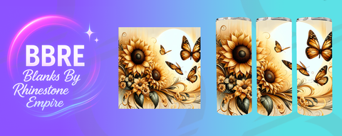 Floral 20 OZ Sublimation Print