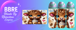 Dolphin 24 OZ Sublimation Water Bottle Wrap