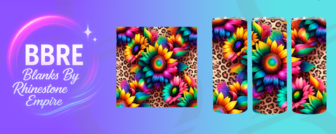 Floral 15 OZ Sublimation Print