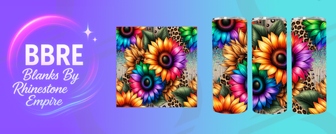 Floral 20 OZ Sublimation Print
