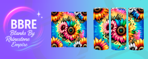 Floral 15 OZ Sublimation Print