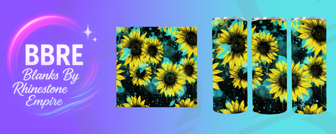 Floral 15 OZ Sublimation Print