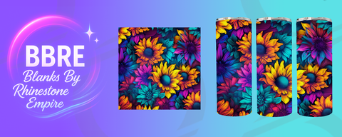 Floral 20 OZ Sublimation Print
