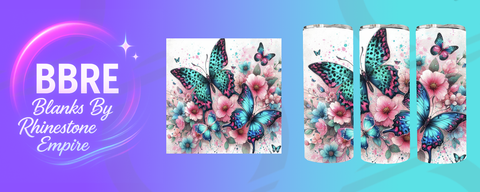 Floral 20 OZ Sublimation Print