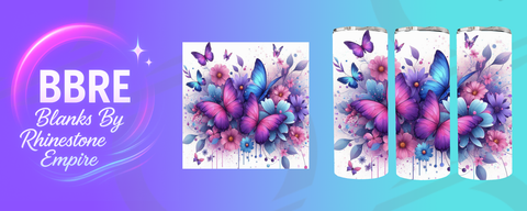 Floral 20 OZ Sublimation Print
