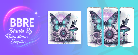 Floral 20 OZ Sublimation Print