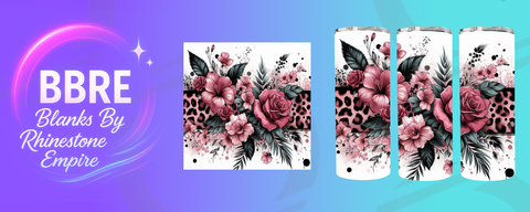 Floral 20 OZ Sublimation Print