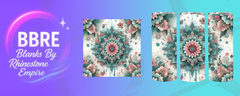 Floral 20 OZ Sublimation Print
