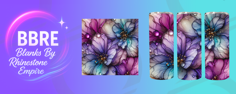 Floral 20 OZ Sublimation Print