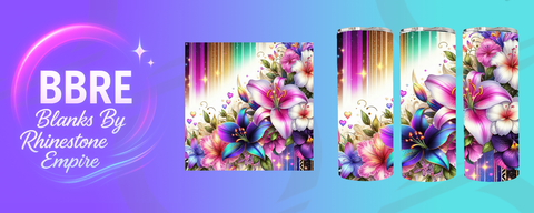 Floral 20 OZ Sublimation Print