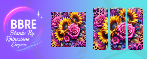 Floral 15 OZ Sublimation Print