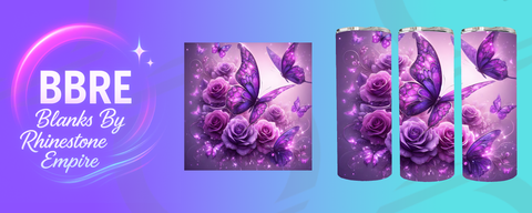 Floral 20 OZ Sublimation Print