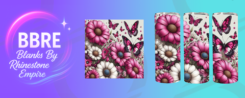 Floral 20 OZ Sublimation Print