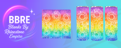 Floral 15 OZ Sublimation Print