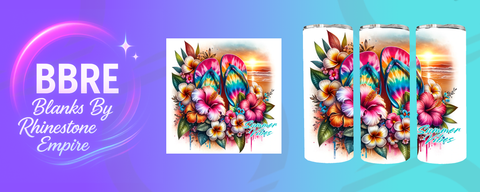 Floral 15 OZ Sublimation Print