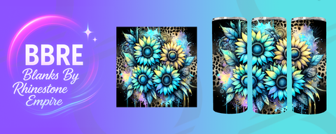 Floral 20 OZ Sublimation Print