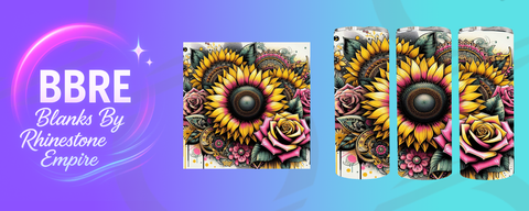Floral 15 OZ Sublimation Print