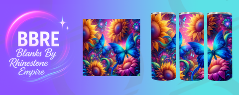 Floral 15 OZ Sublimation Print