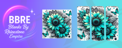 Floral 15 OZ Sublimation Print