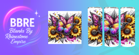Floral 20 OZ Sublimation Print