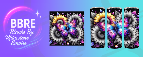 Floral 20 OZ Sublimation Print