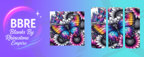 Floral 20 OZ Sublimation Print