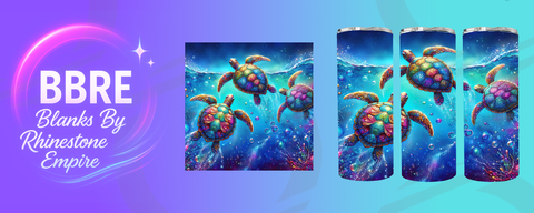 Turtle 15 OZ Sublimation Print