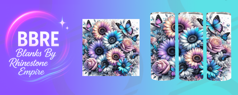Floral 15 OZ Sublimation Print