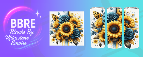 Floral 20 OZ Sublimation Print