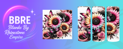Floral 15 OZ Sublimation Print