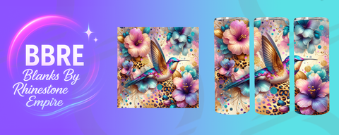 Floral 20 OZ Sublimation Print