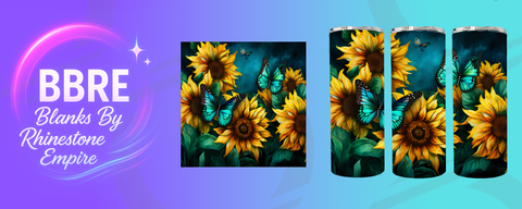 Floral 15 OZ Sublimation Print