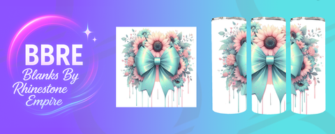 Floral 20 OZ Sublimation Print