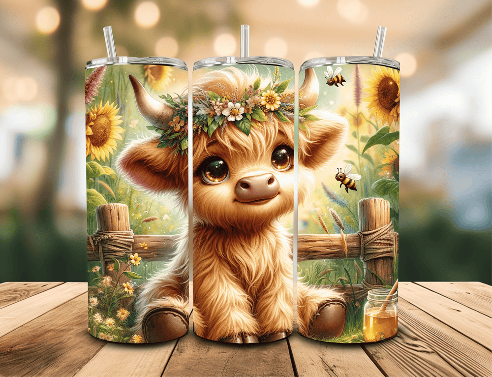 Cute cow green