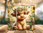 Cute cow green