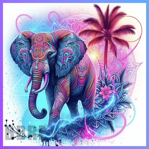 Purple Elephant 20 OZ Wrap