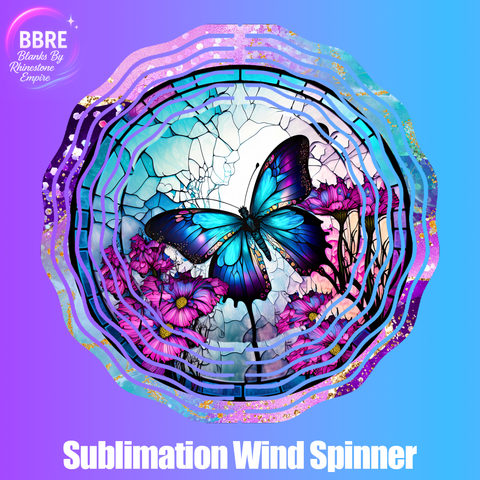 Butterfly Sublimation Wind Spinners