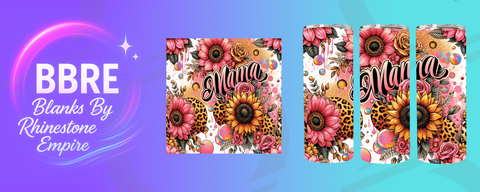 Floral 15 OZ Sublimation Print