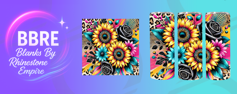Floral 15 OZ Sublimation Print