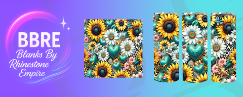 Floral 15 OZ Sublimation Print
