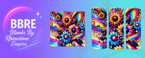 Floral 20 OZ Sublimation Print