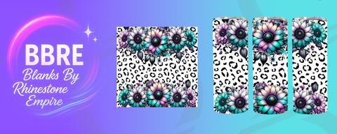Floral 20 OZ Sublimation Print