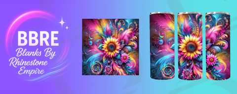Floral 20 OZ Sublimation Print