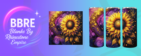 Floral 20 OZ Sublimation Print