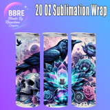 Raven 20 OZ Sublimation Transfer