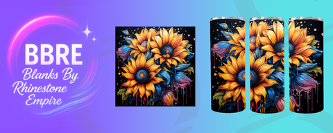 Floral 20 OZ Sublimation Print