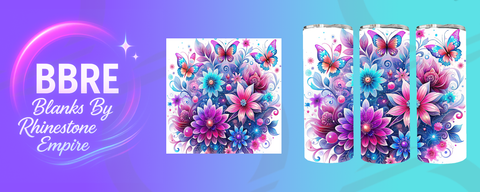 Floral 20 OZ Sublimation Print